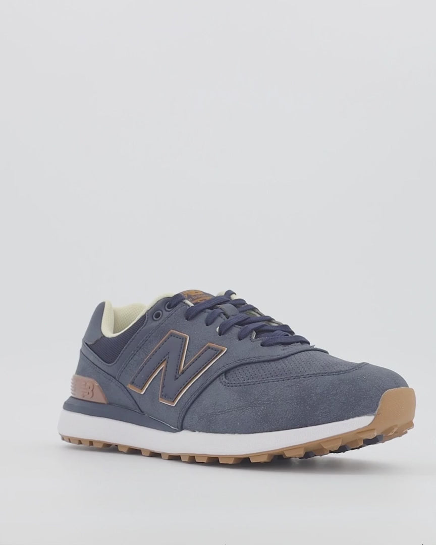 New Balance 574 Greens Golf Shoes | Navy/Gum