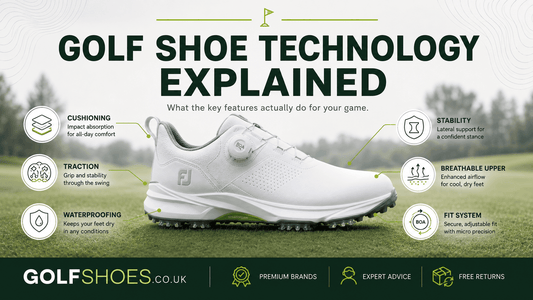 Golf shoe technology explained - golfshoes.co.uk
