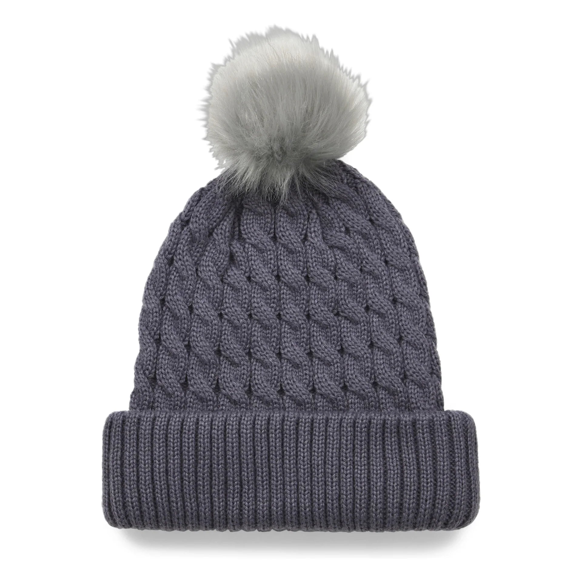 Titleist Cable Knit Pom Pom Golf Beanie TH23WCKNPN2