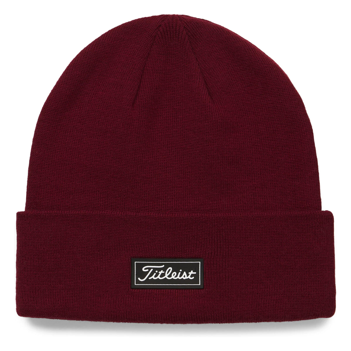 Titleist Charleston Cuff Knit Golf Beanie TH25WCCKNN2 - Burgundy/White / One Size