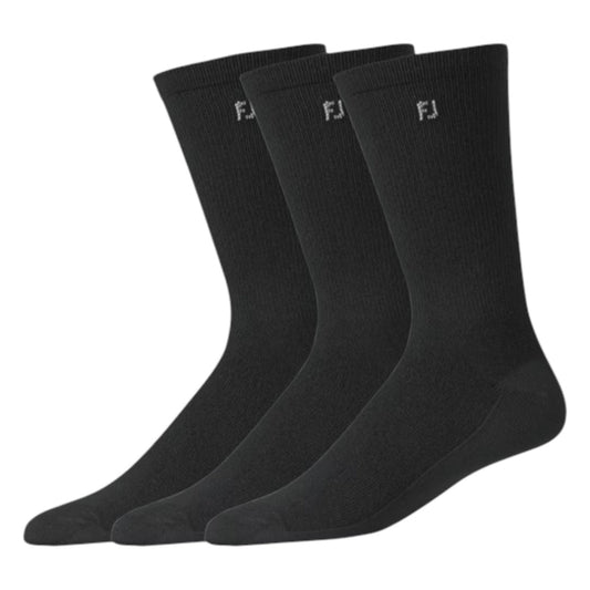 FootJoy ProDry Lightweight Crew Golf Socks 3-Pack 17140