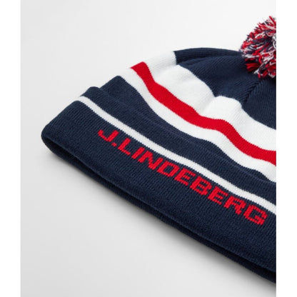 J Lindeberg Stripe Golf Beanie GMAC03156
