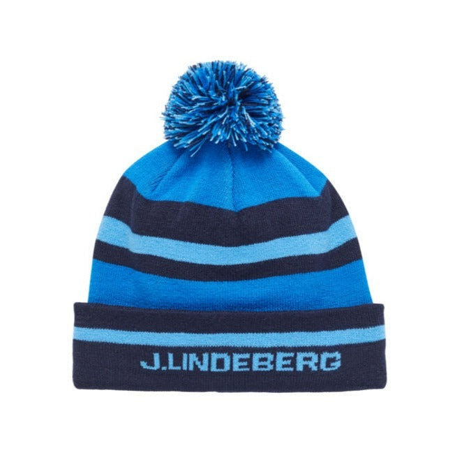 J Lindeberg Stripe Golf Beanie GMAC03156