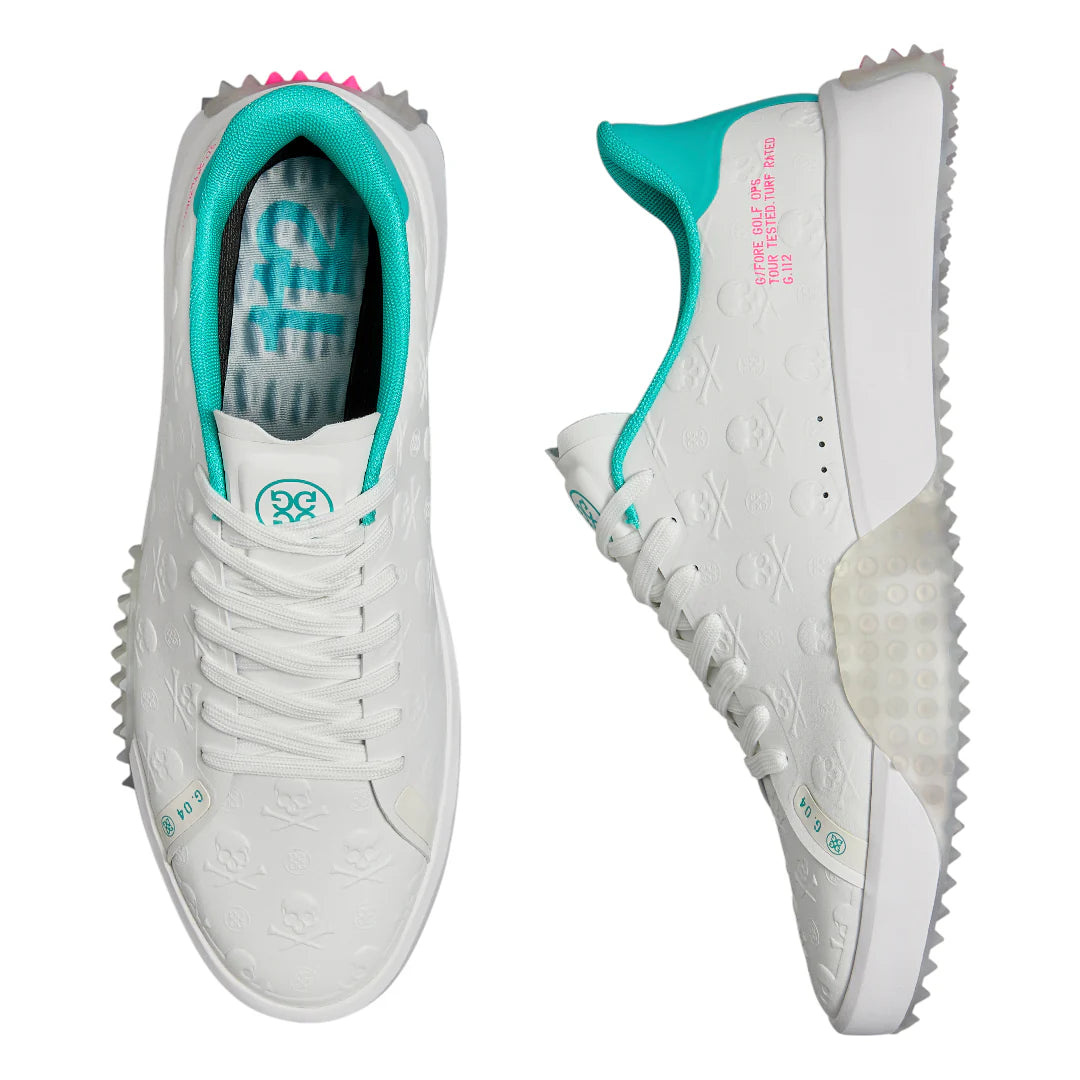 G/FORE G.112 Embossed Skull & Tees Golf Shoes GMF000102 Snow/Siren