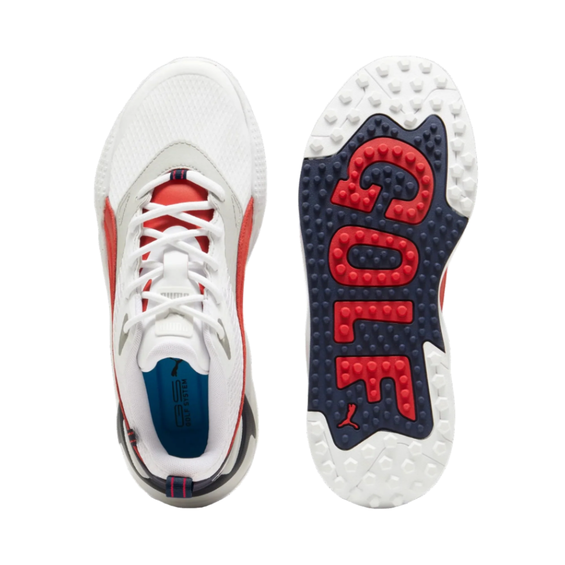 Puma GS-X Efekt Golf Shoes 379207 | White/Feather Grey 06