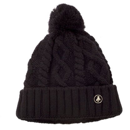 Green Lamb Ladies Krista Fleece Lined Cable Golf Hat AG23998