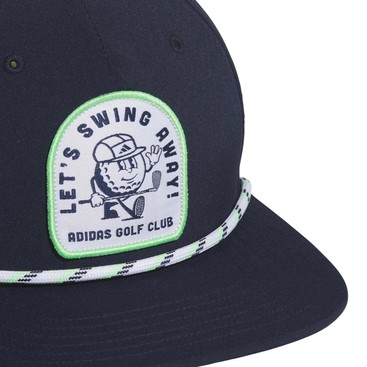 adidas Junior Novelty Lets Swing Away Rope Golf Cap JL5651