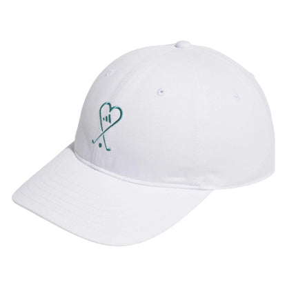 adidas Ladies Cotton Hearts And Clubs Golf Cap JL5661