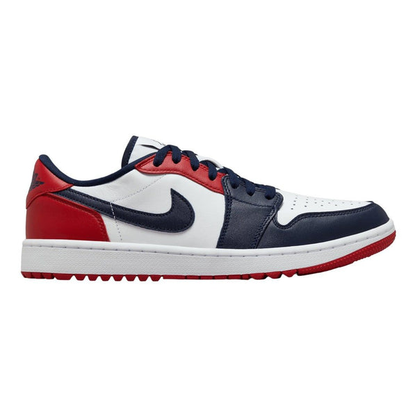 air jordan 1 low navy and red