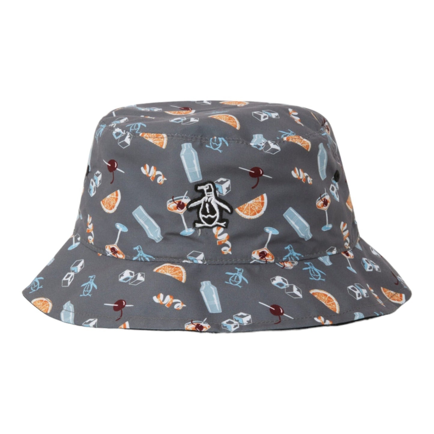 Original Penguin Party Print Reversible Golf Bucket Hat OGAFD004