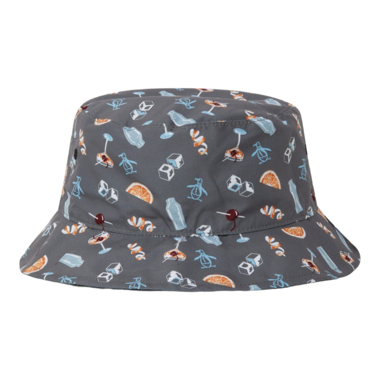Original Penguin Party Print Reversible Golf Bucket Hat OGAFD004