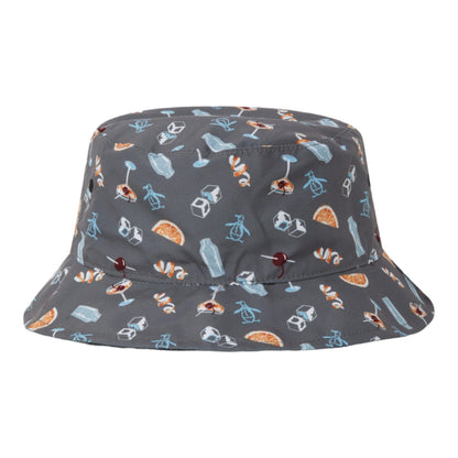 Original Penguin Party Print Reversible Golf Bucket Hat OGAFD004