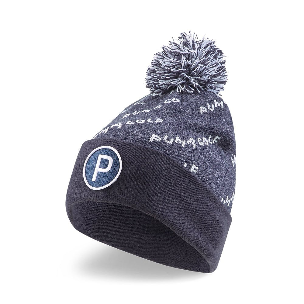 Puma P Removable Pom Golf Beanie 024148