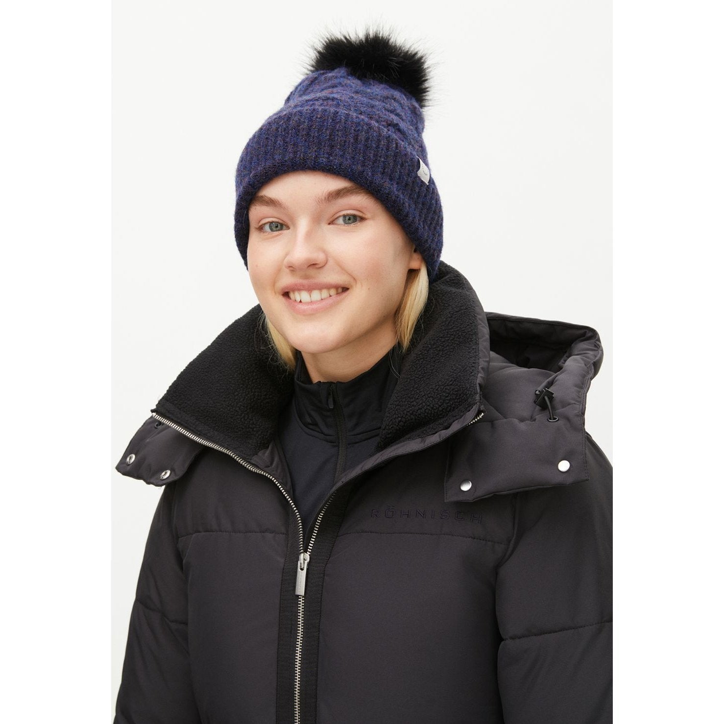 Rohnisch Ladies Pom Braid Golf Beanie 110804