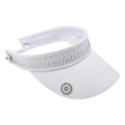 Surprizeshop Crystal Telephone Wire Golf Visor TV001002