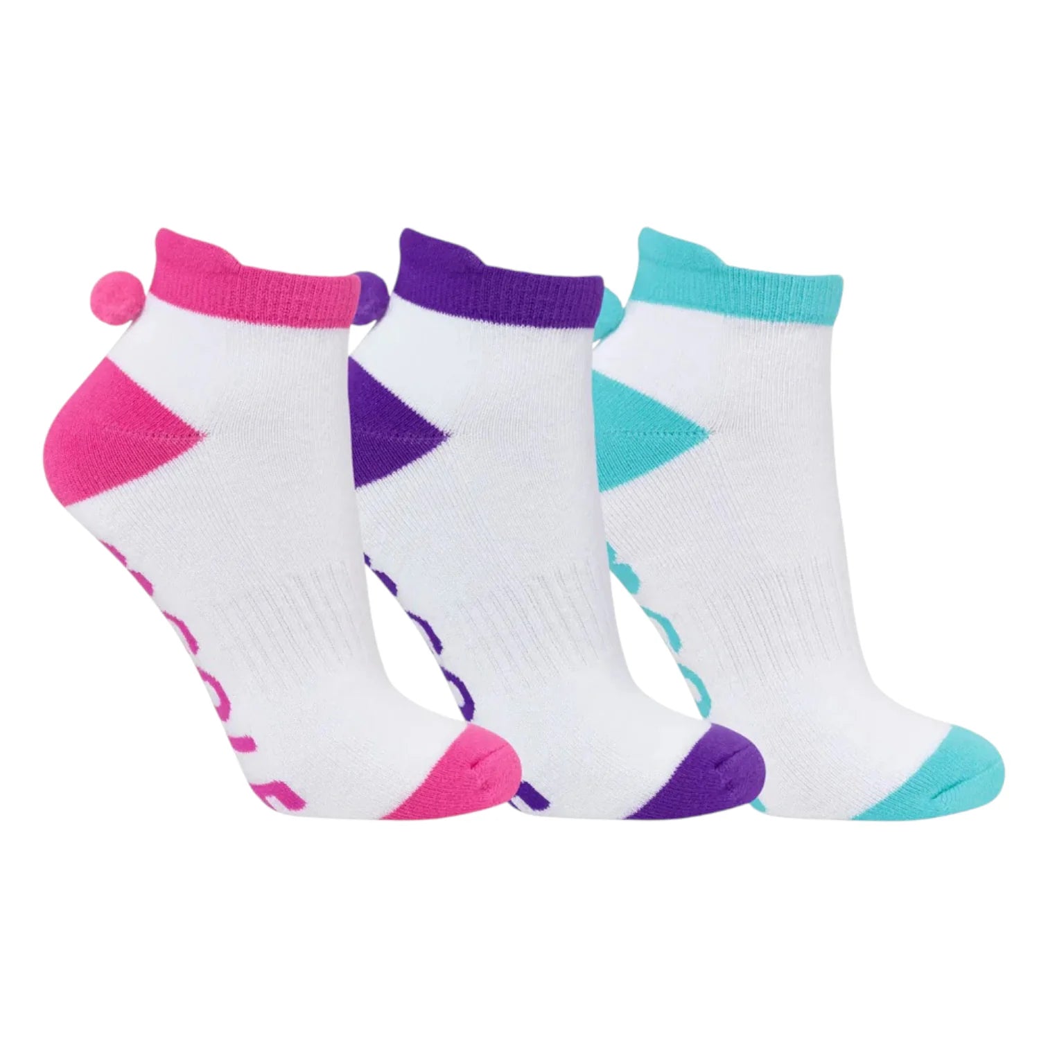 Surprizeshop Ladies Pom Pom Golf Socks SP006002