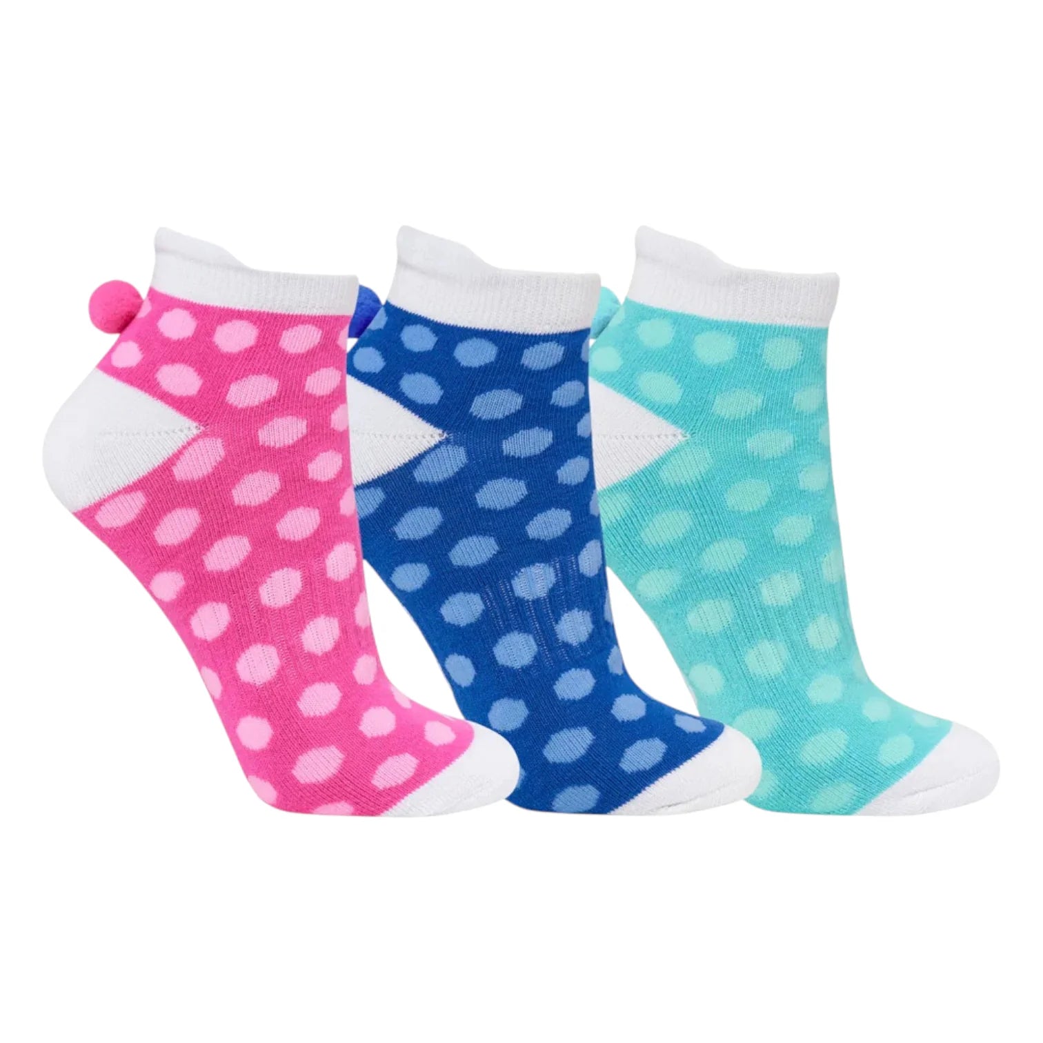 Surprizeshop Ladies Pom Pom Golf Socks SP006001