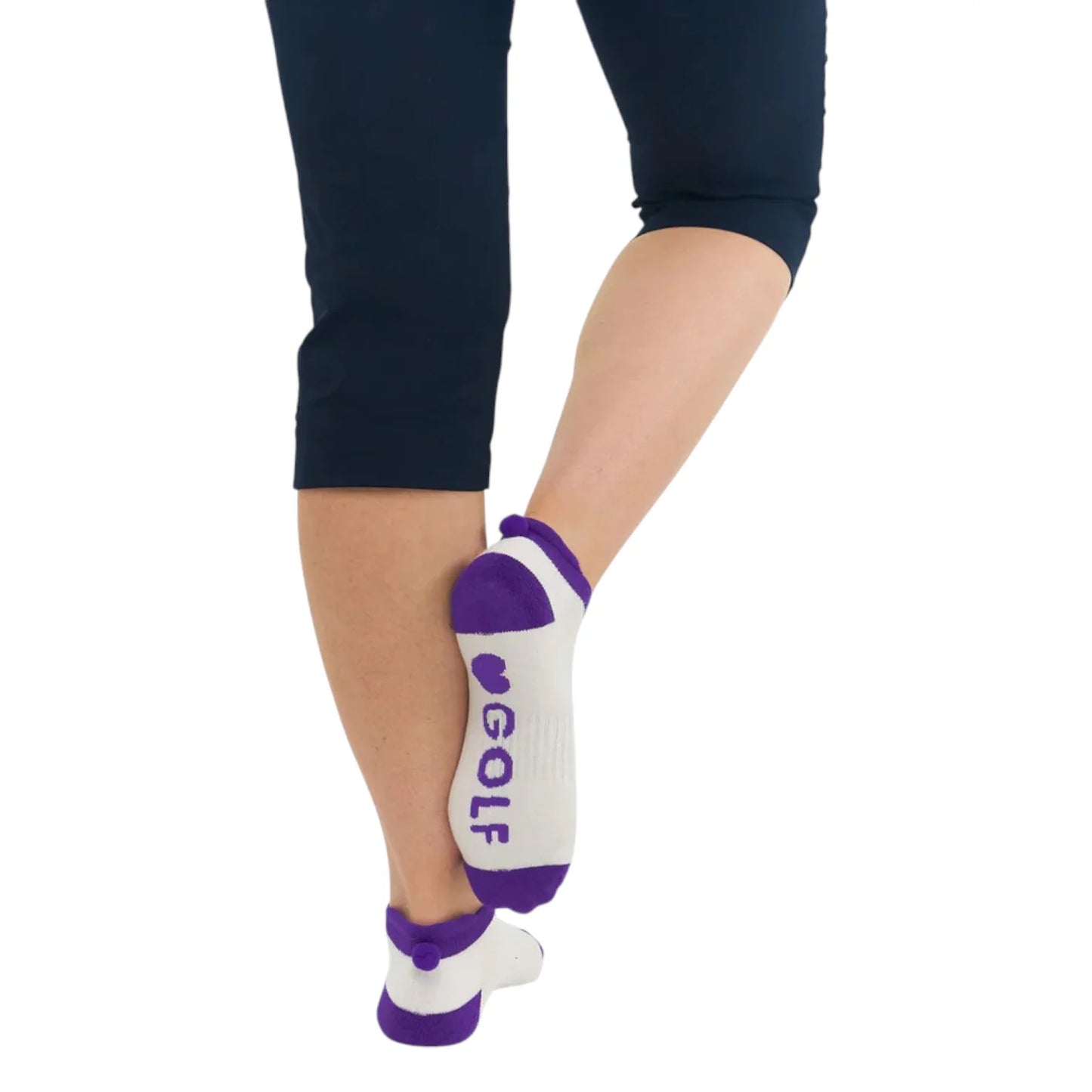 Surprizeshop Ladies Pom Pom Golf Socks SP006002