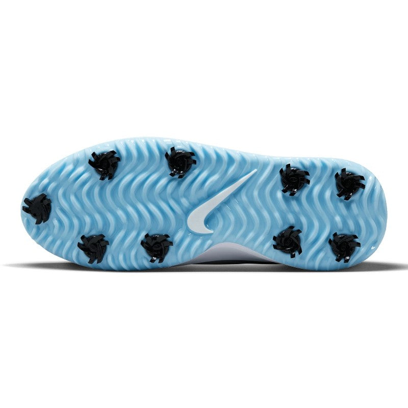 nike golf shoes blue and white