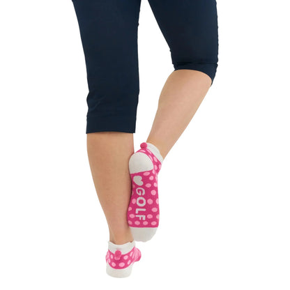 Surprizeshop Ladies Pom Pom Golf Socks SP006001