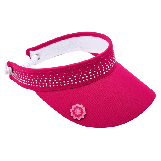 Surprizeshop Crystal Telephone Wire Golf Visor TV008003