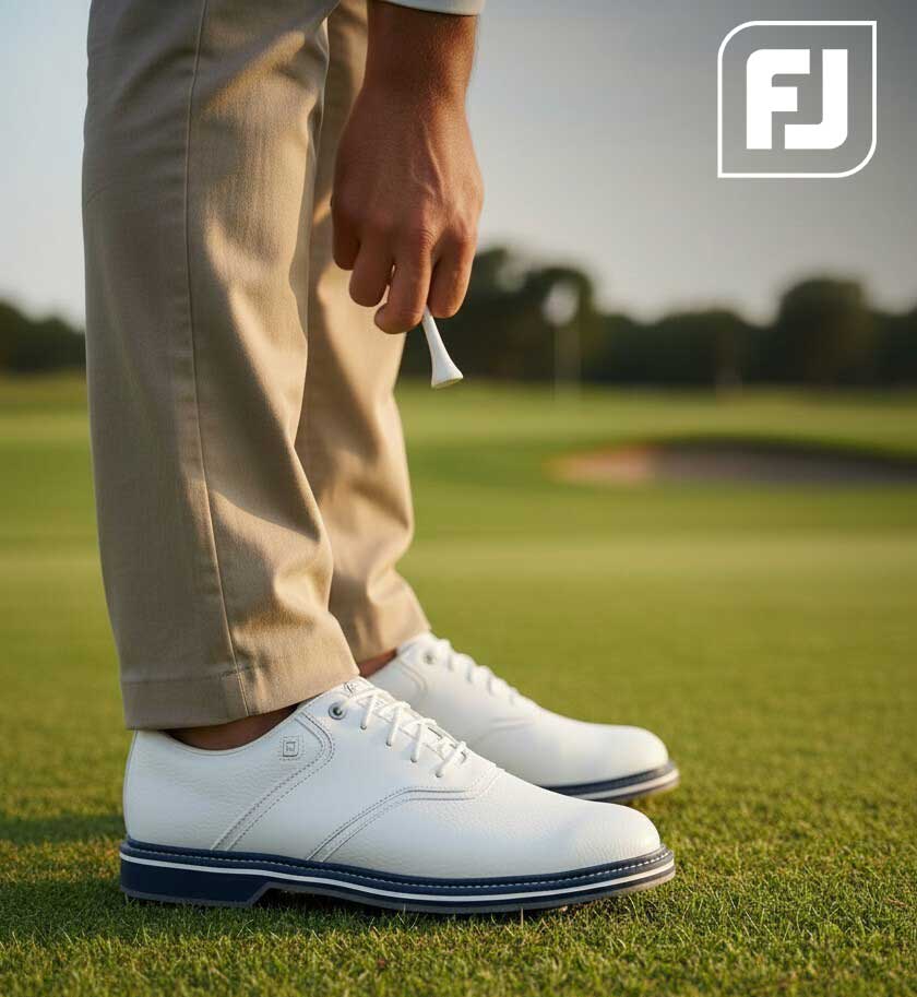 FootJoy Originals Golf Shoes 57026 White/Blue