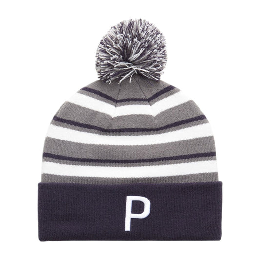 Puma Golf WRMLBL Stripe Pom Golf Beanie 024809