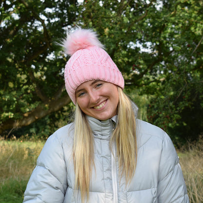 Surprizeshop Ladies Waterproof Golf Bobble Hat